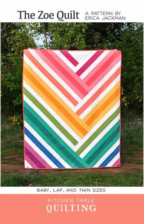 The Zoe Quilt Pattern by the Kitchen Table Quilting