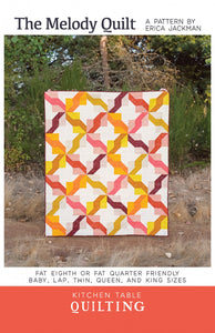 The Melody Quilt Pattern by Kitchen Table Quilting