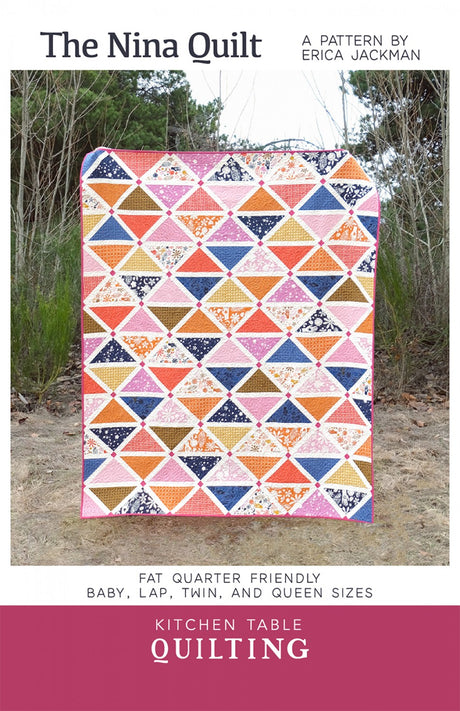 The Nina Quilt Pattern by Kitchen Table Quilting