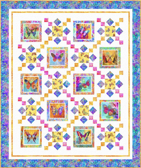 Kaleidoscope Wings Downloadable Pattern by Pine Tree Country Quilts
