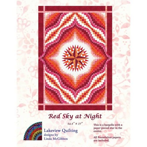 Red Sky at Night quilt pattern