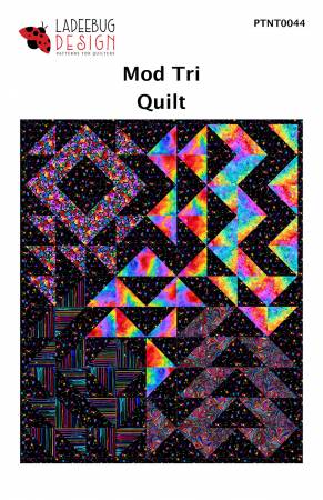 Mod Tri Quilt Pattern by Ladeebug Designs