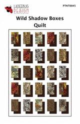 Wild Shadow Boxes Quilt Pattern by Ladeebug Designs