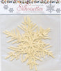 Silhouettes - Snowflakes White