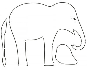 Stencil - Elephant