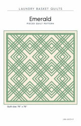Emerald Quilt Pattern by the Laundry Basket Quilts