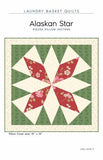 Alaskan Star Pillow Quilt Pattern by Laundry Basket Quilts