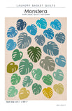 Monstera Quilt Pattern by Laundry Basket Quilts