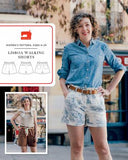 Lisboa Walking Shorts Pattern by Liesl & Co