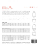Back of the Tribeca Knit Cami Pattern by Liesl & Co