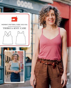 Tribeca Knit Cami Pattern by Liesl & Co