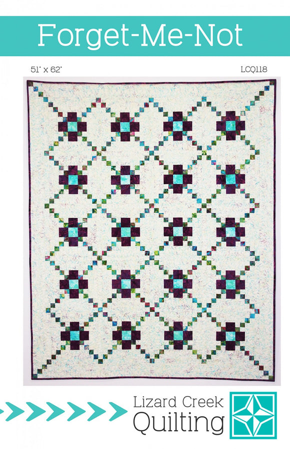 Forget-Me-Not Quilt Pattern by Lizard Creek Quilting