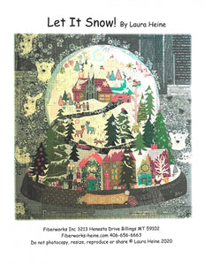 Let it Snow Collage Pattern