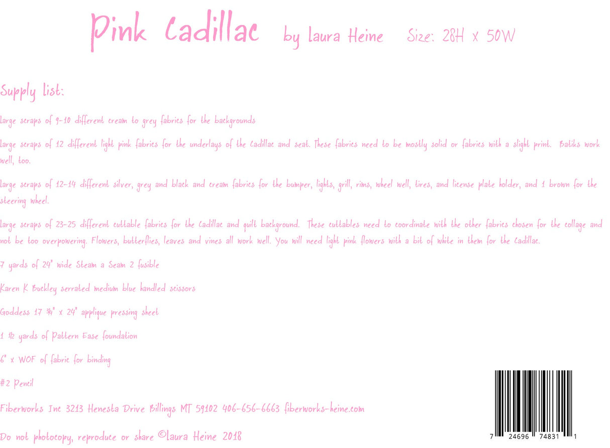 Pink Cadillac Collage