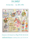 Tea Party Collage Pattern