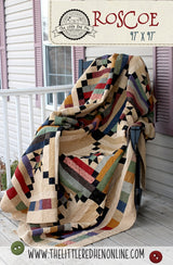 Roscoe Quilt Pattern - Little Red Hen - 97" x 97"