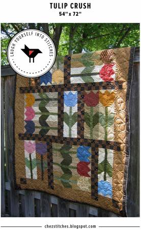 Tulip Crush Quilt Pattern by Laugh Yourself Into Stitches