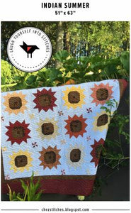 Indian Summer Quilt Pattern by Laugh Yourself Into Stitches