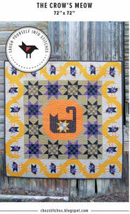 The Crow's Meow Quilt Pattern by Laugh Yourself Into Stitches