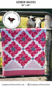 Gerber Daisies Quilt Pattern by Laugh Yourself Into Stitches