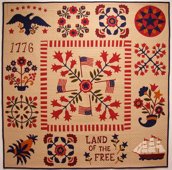 Land Of The Free Downloadable Pattern by Piece O Cake
