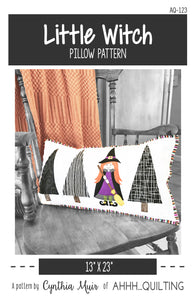 Little Witch Pillow Downloadable Pattern by Ahhh...Quilting
