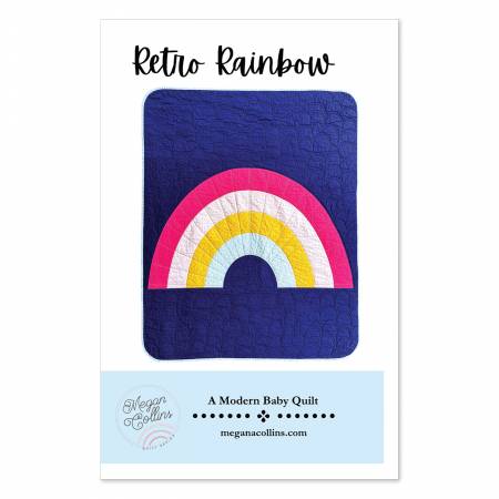 Retro Rainbow Quilt Pattern by Megan Collins Quilt Design