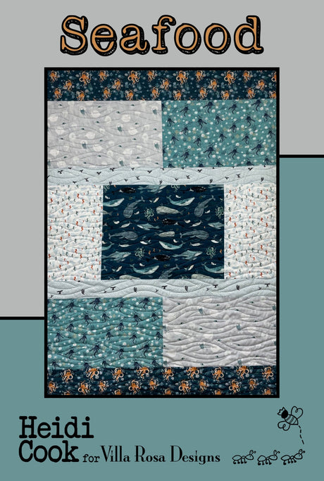 Seafood Downloadable Pattern by Villa Rosa Designs