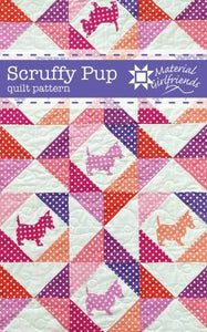 Scruffy Pup Quilt Pattern by Material Girlfriends