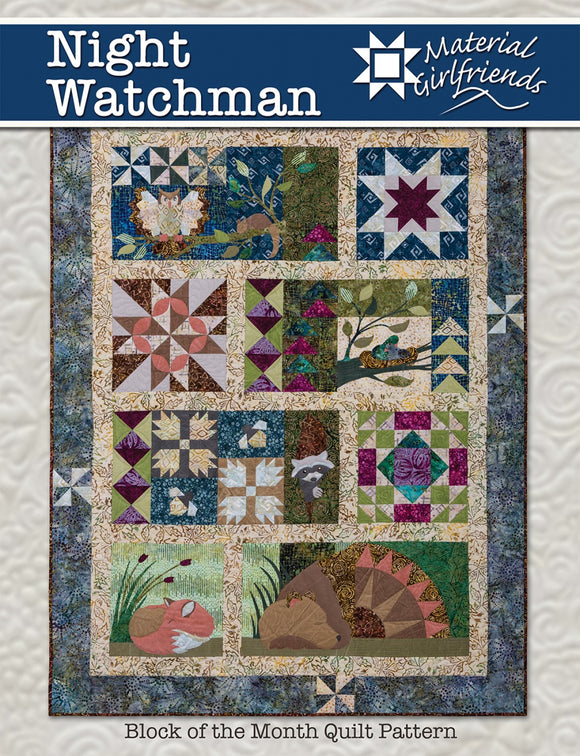 Night Watchman Block of the Month Quilt Pattern