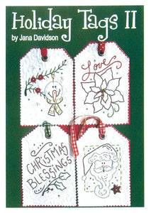 Holiday Tags II Hand Embroidery