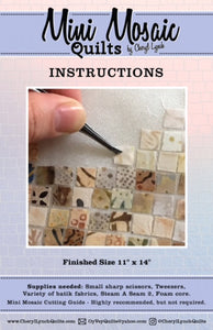 Mini Mosaic Quilts Cutting Guide And Instructions