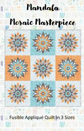 Mandala Mosaic Masterpiece Pattern by Oy Vey Quilt Designs