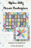 Alpha - Bitz Mosaic Masterpiece pattern by Oy Vey Quilt Designs
