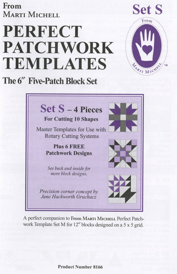 Template Set S Five Patch 6 Inch