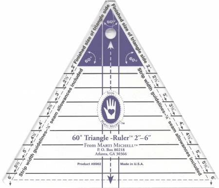 60-degree Triangle Ruler