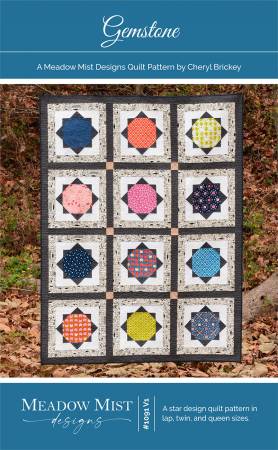 Gemstone Quilt Pattern by Meadow Mist Designs