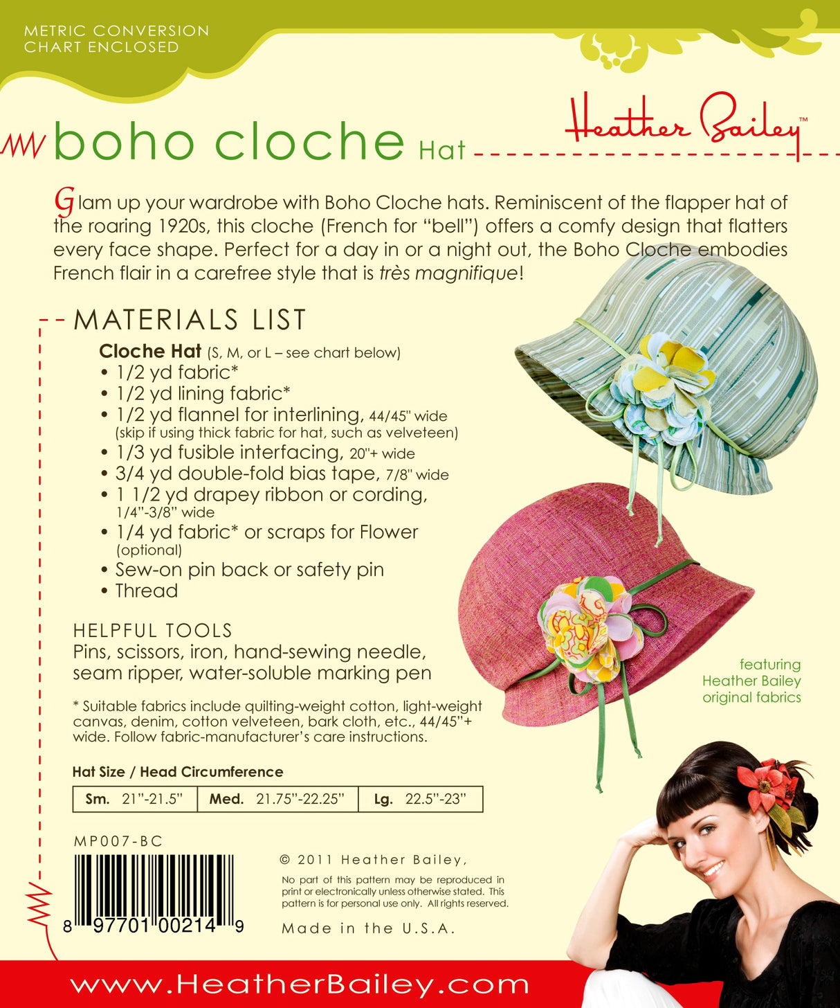 Boho Cloche Hat QBPN Patterns – Quilting Books Patterns and Notions boho-cloche-hat-qbpn-patterns-quilting-books-patterns-and-notions