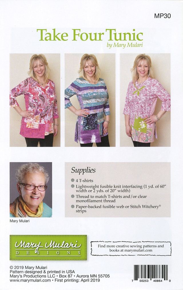 Take Four Tunic Quilting Patterns – Quilting Books Patterns and Notions