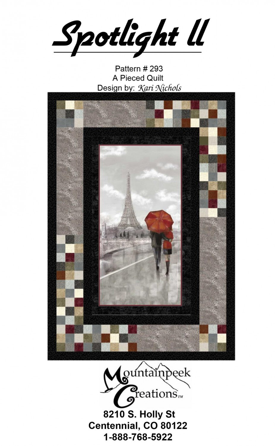 Spotlight Pieced Quilt Pattern Spotlight Pieced Quilt Pattern
