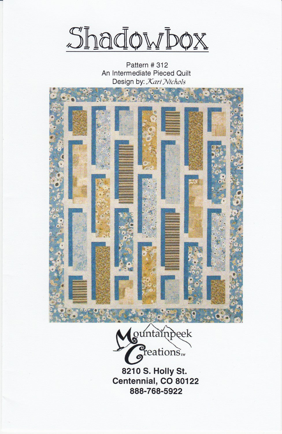 Shadowboxes Pattern Shadowbox Pattern – Quilting Books Patterns and Notions