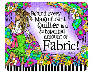 Quilt Fabric Mouse Pad