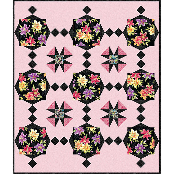 Midnight Stars Quilt Pattern by Grizzly Gulch Gallery
