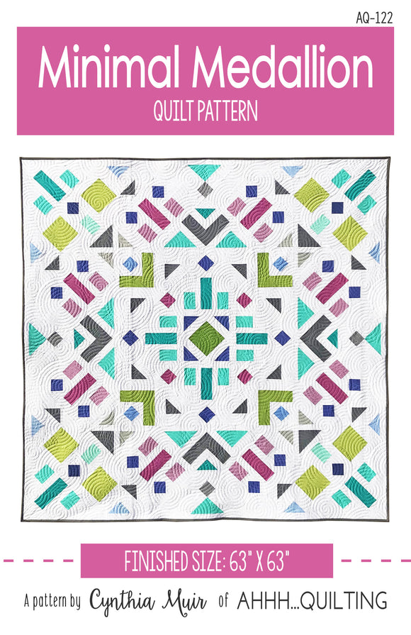 Minimal Medallion Downloadable Pattern by Ahhh...Quilting