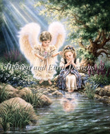 Mondays Angel Cross Stitch By Dona Gelsinger