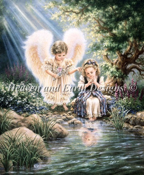 Mondays Angel Cross Stitch By Dona Gelsinger