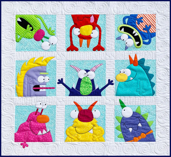 Monsters Downloadable Pattern by Amy Bradley Designs