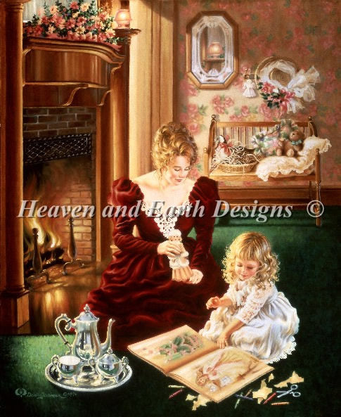 Motherly Love Cross Stitch By Dona Gelsinger