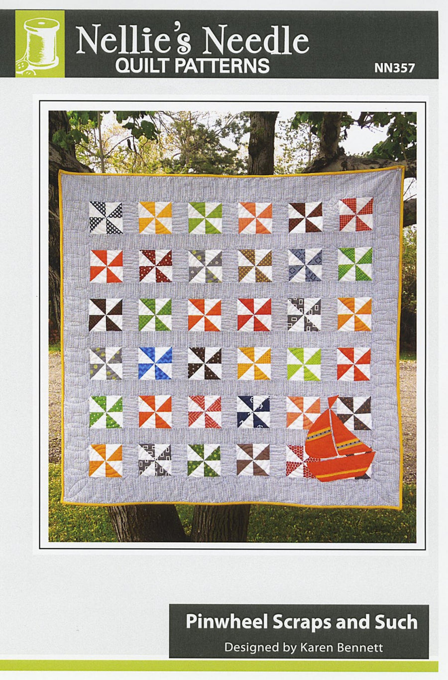 Pinwheel Scraps and Such Quilt Quilters Pattern – Quilting Books ...