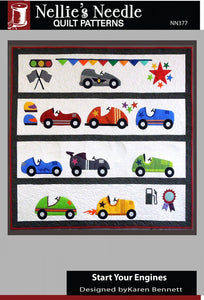Start Your Engines Quilt Pattern